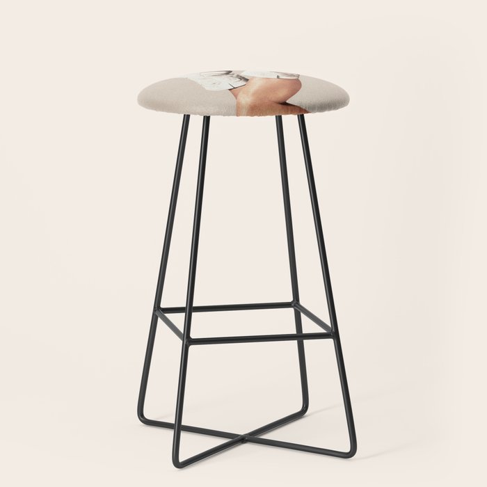 These Boots - Neutral Beige Stool Gallery Image 1