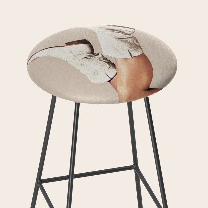 These Boots - Neutral Beige Stool Gallery Image 2