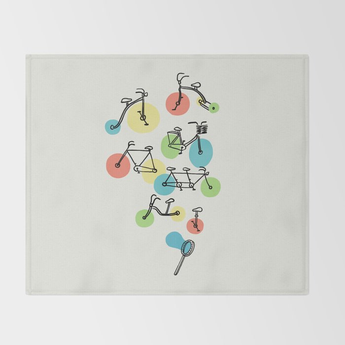 Riding Bubbles Throw Blanket Gallery Image 2