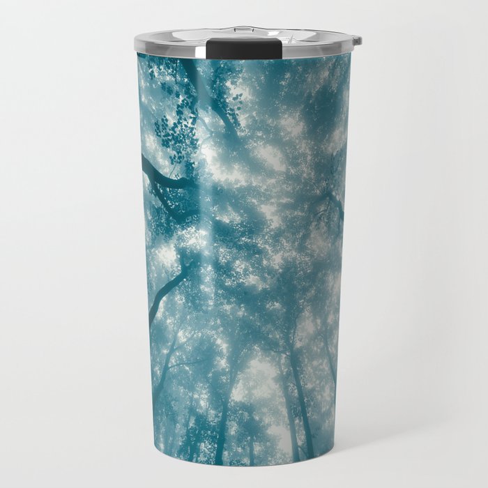 Smoky Mountain Summer Forest Teal - National Park Nature Photography Travel Mug Gallery Image 1