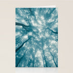 Smoky Mountain Summer Forest Teal - National Park Nature Photography Stationery Card Gallery Image 2