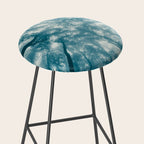 Smoky Mountain Summer Forest Teal - National Park Nature Photography Stool Gallery Image 2