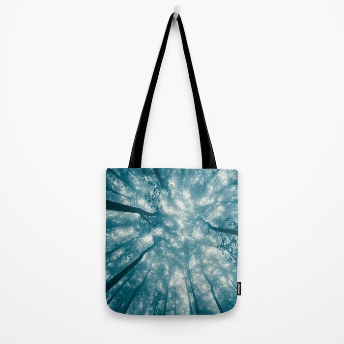 Smoky Mountain Summer Forest Teal - National Park Nature Photography Tote Bag Gallery Image 2