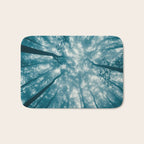 Smoky Mountain Summer Forest Teal - National Park Nature Photography Bath Mat Gallery Image 1