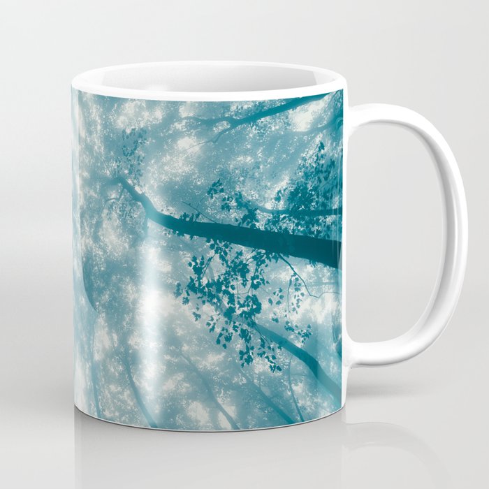 Smoky Mountain Summer Forest Teal - National Park Nature Photography Coffee Mug Gallery Image 1