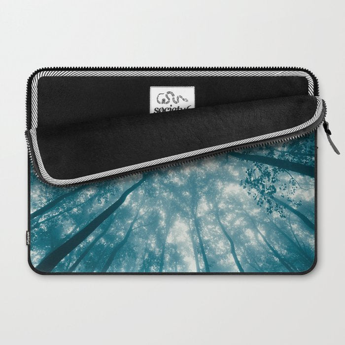 Smoky Mountain Summer Forest Teal - National Park Nature Photography Laptop Sleeve Gallery Image 2