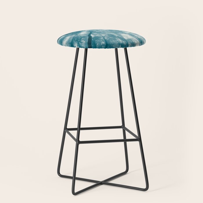 Smoky Mountain Summer Forest Teal - National Park Nature Photography Stool Gallery Image 1