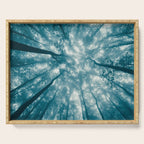 Smoky Mountain Summer Forest Teal - National Park Nature Photography Serving Tray Gallery Image 1