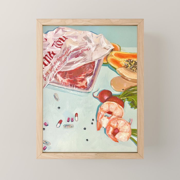 Surf and Turf Mini Art Print Gallery Image 1