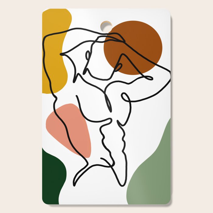 NOODDOOD Lines 4 Cutting Board Gallery Image 1