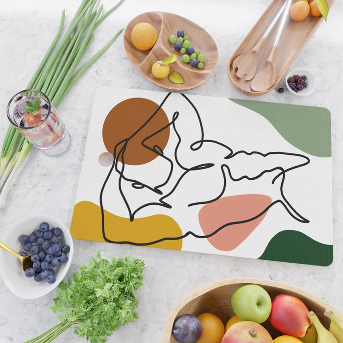 NOODDOOD Lines 4 Cutting Board Gallery Image 2