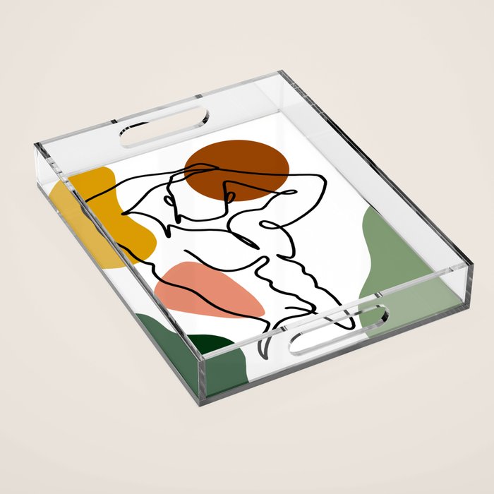 NOODDOOD Lines 4 Acrylic Tray Gallery Image 1