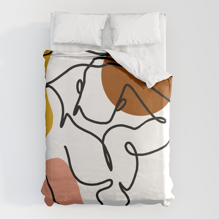 NOODDOOD Lines 4 Duvet Cover Gallery Image 1