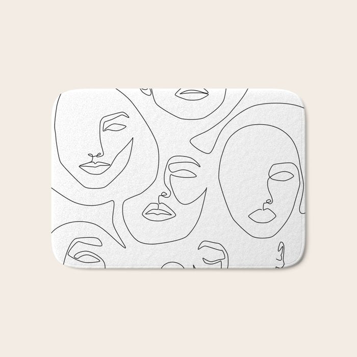 Her and Her Bath Mat Gallery Image 1