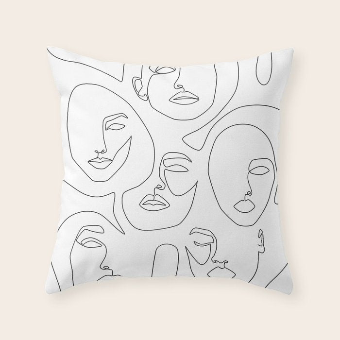 Her and Her Throw Pillow Gallery Image 6