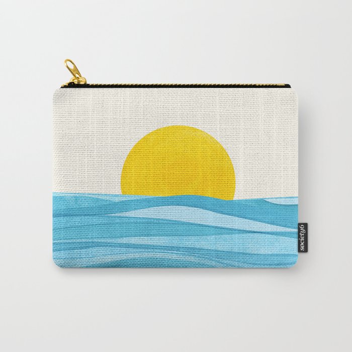 Seaside Sunrise View Carry All Pouch Gallery Image 1