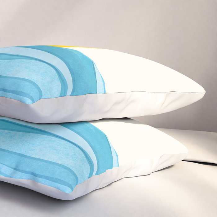 Seaside Sunrise View Pillow Sham Gallery Image 3