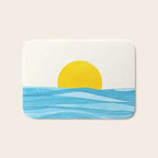 Seaside Sunrise View Bath Mat Gallery Image 1