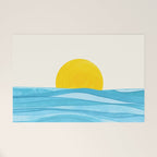 Seaside Sunrise View Welcome Mat Gallery Image 1