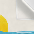 Seaside Sunrise View Wall Tapestry Gallery Image 3