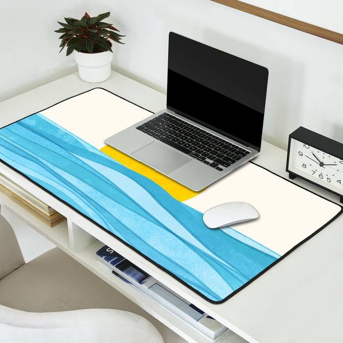 Seaside Sunrise View Desk Mat Gallery Image 2