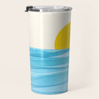 Seaside Sunrise View Travel Mug Gallery Image 3
