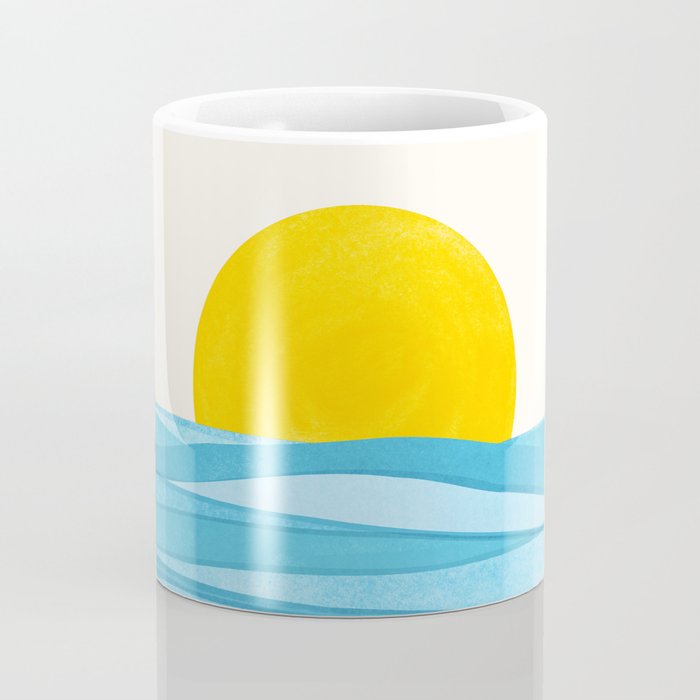 Seaside Sunrise View Coffee Mug Gallery Image 4