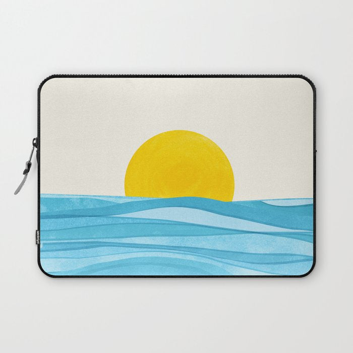 Seaside Sunrise View Laptop Sleeve Gallery Image 1
