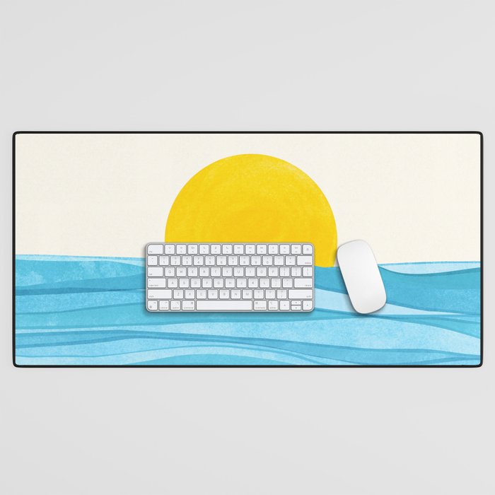 Seaside Sunrise View Desk Mat Gallery Image 1