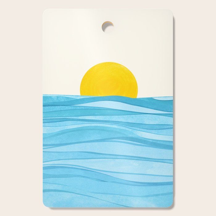 Seaside Sunrise View Cutting Board Gallery Image 1