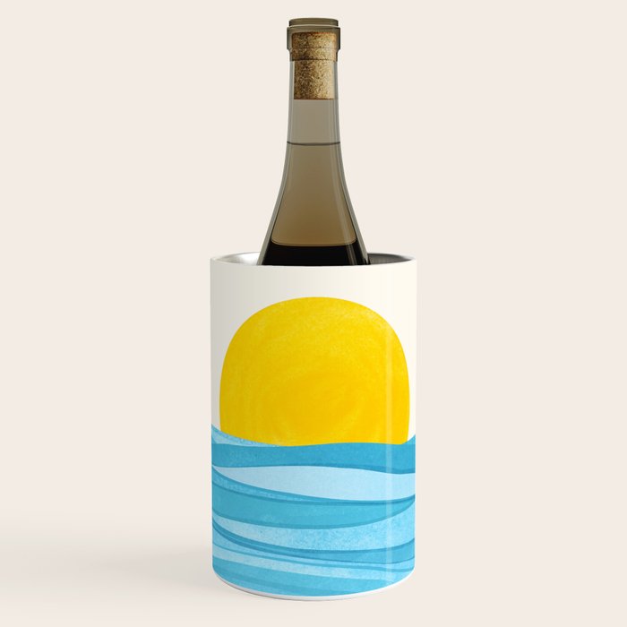 Seaside Sunrise View Wine Chiller Gallery Image 1