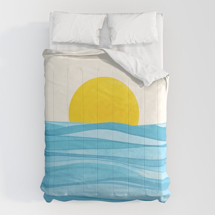 Seaside Sunrise View Comforter Gallery Image 1