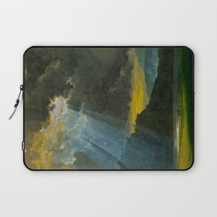 Penny Williams - Stormy Landscape - before 1885 Laptop Sleeve Gallery Image 1