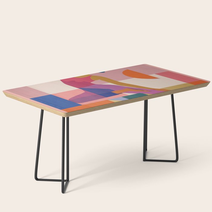 Abstract Yoga Pose Coffee Table Gallery Image 1