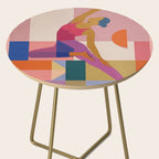 Abstract Yoga Pose Side Table Gallery Image 2