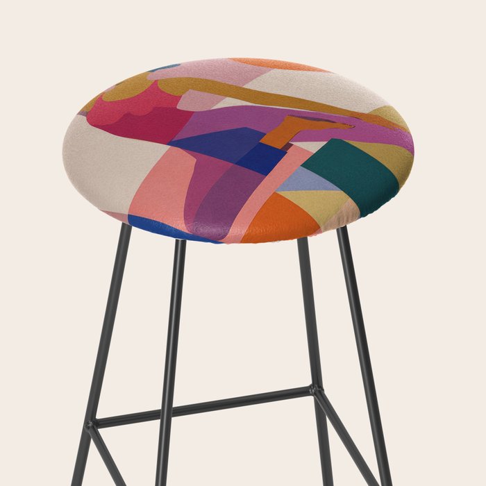 Abstract Yoga Pose Stool Gallery Image 2