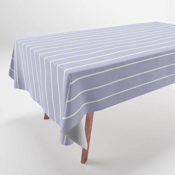 Minimal Arch XXXIII Lilac Purple Modern Geometric Lines Tablecloth Gallery Image 1