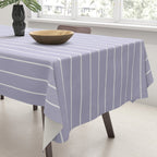 Minimal Arch XXXIII Lilac Purple Modern Geometric Lines Tablecloth Gallery Image 3