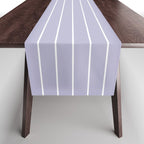 Minimal Arch XXXIII Lilac Purple Modern Geometric Lines Table Runner Gallery Image 1