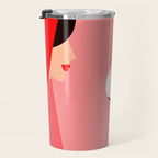 Girl Power we persist  #girlpower Travel Mug Gallery Image 3