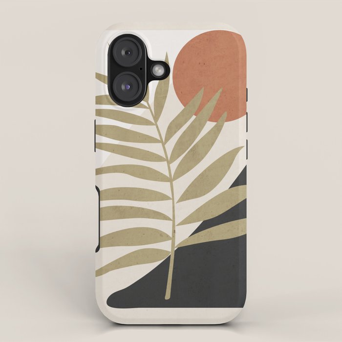 Tropical Leaf- Abstract Art 9 iPhone Case Gallery Image 1