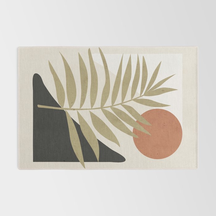Tropical Leaf- Abstract Art 9 Rug Gallery Image 2