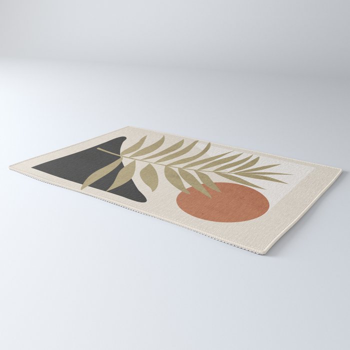 Tropical Leaf- Abstract Art 9 Rug Gallery Image 3