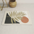 Tropical Leaf- Abstract Art 9 Rug Gallery Image 1