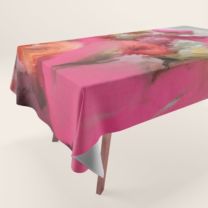 Bouquet floral abstract art Tablecloth Gallery Image 1