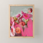 Bouquet floral abstract art Mini Art Print Gallery Image 1