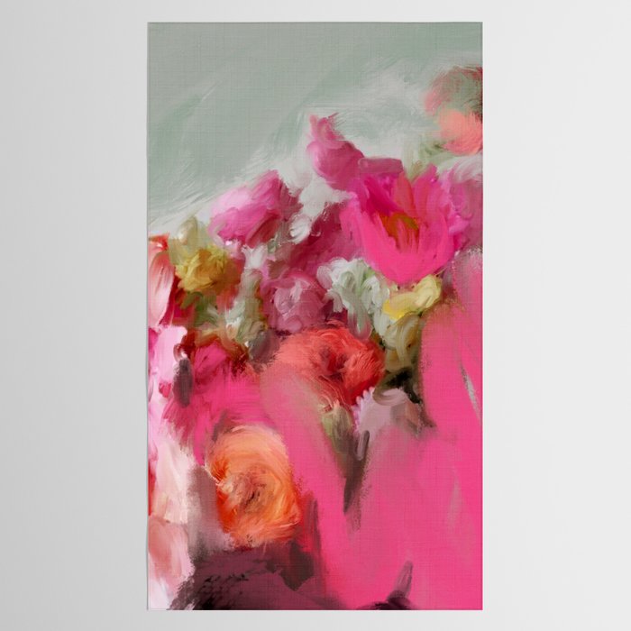 Bouquet floral abstract art Tablecloth Gallery Image 2