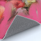 Bouquet floral abstract art Rug Gallery Image 4