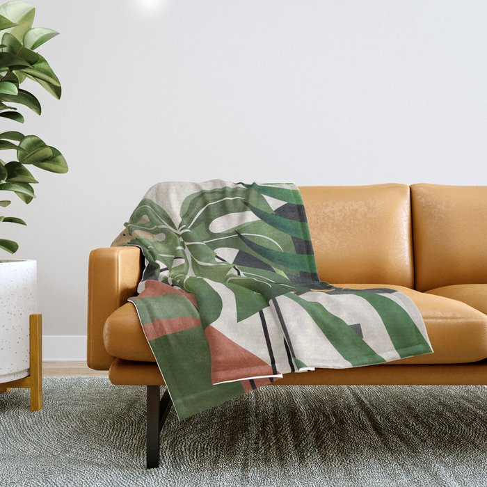 Nature Geometry XVI Throw Blanket Gallery Image 1