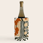 Retro flowerpot with stripe  Wine Chiller Gallery Image 1